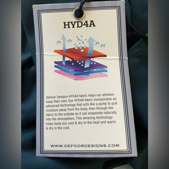 C.Defoor Men’s Polo Shirt. XL Dark Blue/Green. NWT - Picture 5 of 10